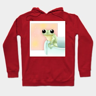 frog in a mug Hoodie